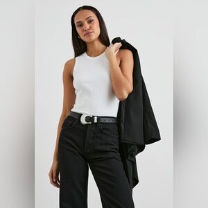 Rails The Racer Tank, White - S